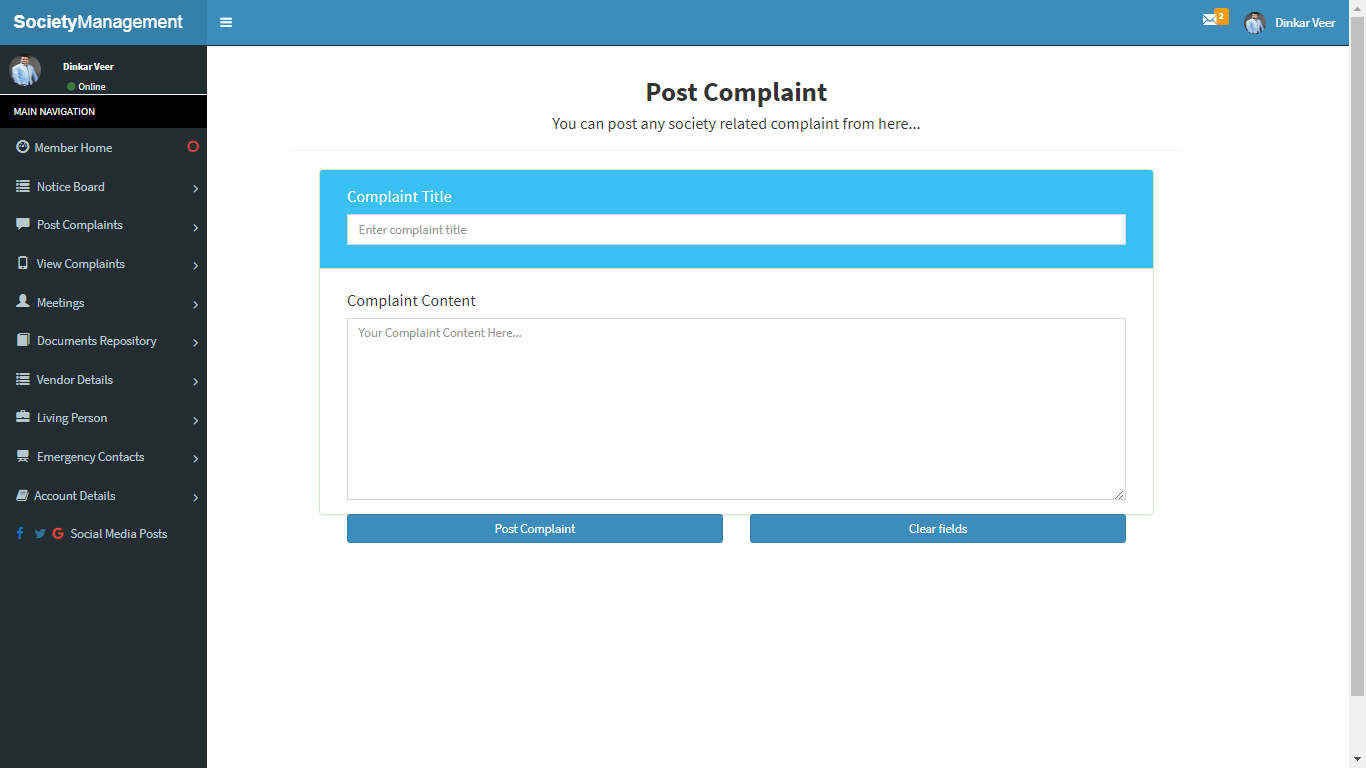 Societyhub Society Management System